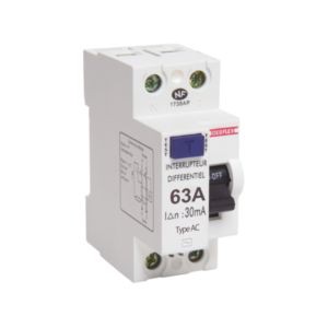Interrupteur différentiel 63A Debflex 2P 30mA type AC