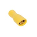 Sachet de 10 clips femelle isolée Debflex jaune dim6,3x0,8mm