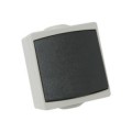 Bouton poussoir Perle Debflex gris s/film ip65
