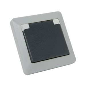 Prise de courant 2P+T Opaline Debflex 16A gris vrac ip44