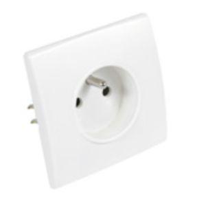 Perfect Debflex prise 2p+t 10/16a blanche