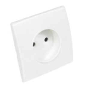 Perfect Debflex prise 2p 10/16a blanche