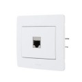 Diam 2 Debflex prise rj45 cat 6 ftp blanc