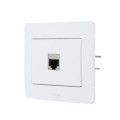 Diam 2 Debflex prise rj45 cat 6 ftp blanc