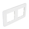 Plaque de Finition Double Blanc Brillant CASUAL DEBFLEX