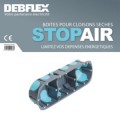 Demi-Silo de 30 Boîtes d’Encastrement Multimatériaux 3 Postes STOPAIR DEBFLEX – Diamètre 67 mm – Profondeur 40 mm