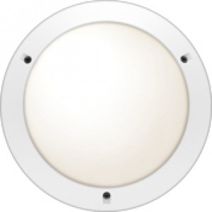 Hublot Chartres Rond jupe simple taille 1 blanc E27 53W avec Détecteurion intégrée - Sarlam