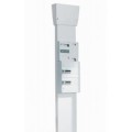 Planet Wattohm - Goulotte 250 x 60 (Avec film de protection) Fond + couvercle, 1 compartiment, longueur 2,60 m