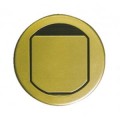 Planet Wattohm - Boîte de sol ronde 2 modules - laiton