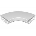 Planet Wattohm - Isi Plast coude horizontal avec couvercle - 200 x 50