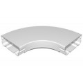 Planet Wattohm - Isi Plast coude horizontal avec couvercle - 400 x 100