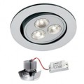 Kit Spot LED encastré BIJOU 5 3Wx3 230V/700mA