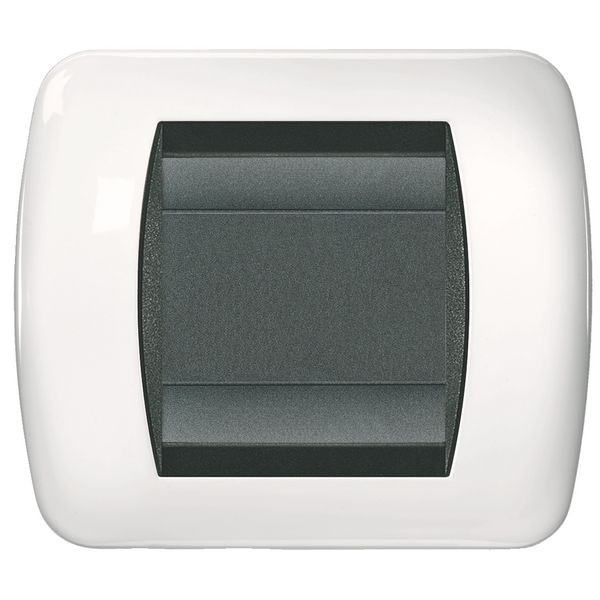 Plaque Blanc - 2 modules - Living