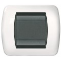 Plaque Blanc - 2 modules - Living