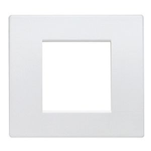 Plaque Light collection "les Basics" - Blanc - 2 modules - Light
