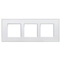 Plaque Light collection "les Basics" - Blanc - 3 x 2 modules - entraxe 57 - Light