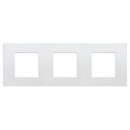 Plaque Light collection "les Basics" - Blanc - 3 x 2 modules - entraxe 71 - Light