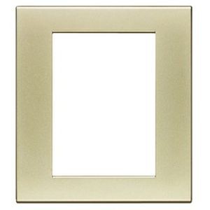 Plaque Argent blanc - 3 + 3 modules