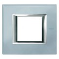 Plaque Azur Axolute Bticino - 2 modules