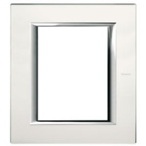 Plaque Mirroir dépoli Axolute Bticino - 3 + 3 modules