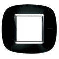 Plaque Noir intense Axolute Bticino - 2 modules