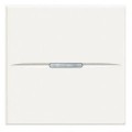 Bouton poussoir Axolute Bticino 10A NO connexion automatique - 2 modules - white