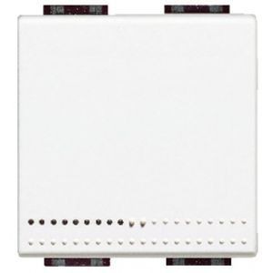 Poussoir 10A - 250V - 2 modules - Light