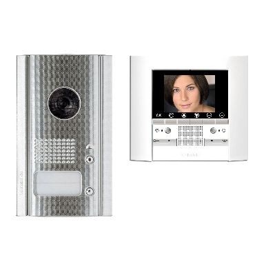 Kit vidéo couleur 2 fils display encastré 1BP