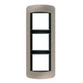 Plaque  Graphite titane - 3 x 2 modules entraxe 57