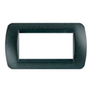 Plaque  Graphite noir - 4 modules