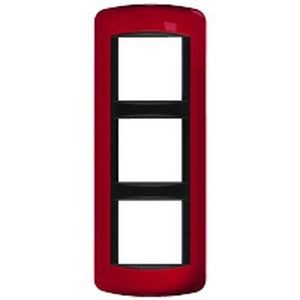 Plaque  Rouge vif - 3 x 2 modules entraxe 57