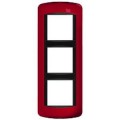 Plaque  Rouge vif - 3 x 2 modules entraxe 57