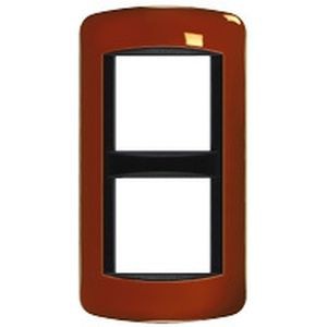 Plaque  Rouge brique - 2 x 2 modules entraxe 57