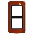 Plaque  Rouge brique - 2 x 2 modules entraxe 57