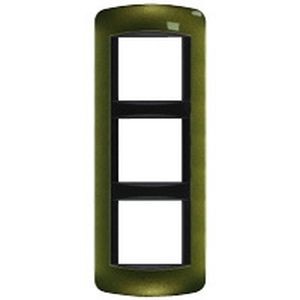 Plaque  Vert antique - 3 x 2 modules entraxe 57