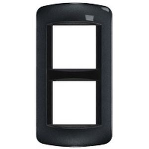 Plaque  Gris anthracite - 2 x 2 modules entraxe 57