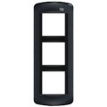 Plaque  Gris anthracite - 3 x 2 modules entraxe 57