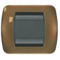 Plaque  Brun havane - 2 modules
