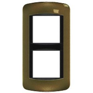 Plaque  Brun havane - 2 x 2 modules entraxe 57
