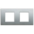 Plaque Alu Tech - 2 x 2 modules entraxe 71