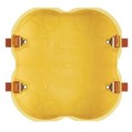 Boîte d'encastrement cloison sèche 3+3 modules