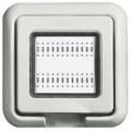 Support-plaque IP55 Idrobox - couleur Blanc