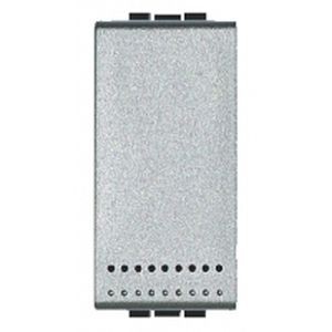 Manette plastique aluminium 1 module pour poussoir nu à équiper