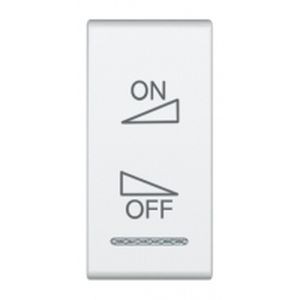 Manette bascule 1 module variation on off Light