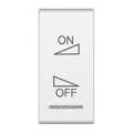 Manette bascule 1 module variation on off Light