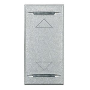 Manette bascule Axolute Bticino 1 module monter/descendre - Alu