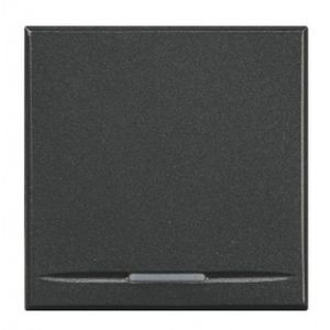 Manette poussoir 2 modules Axolute Anthracite