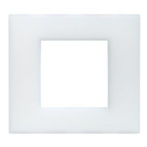 Plaque Gommé blanc - 2 modules