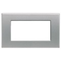 Plaque Aluminium satin - 4 modules