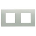 Plaque Blanc - 2 x 2 modules entraxe 71